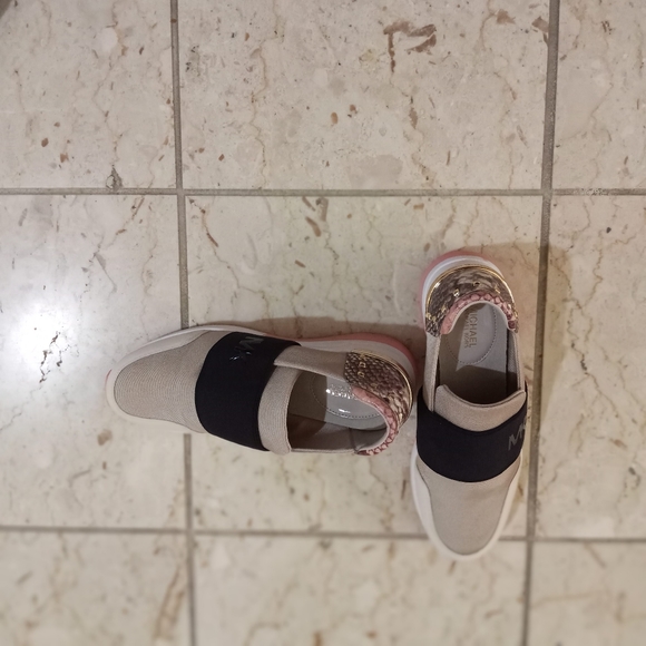 All new Michael Kors style sneakers worn one time. - Picture 4 of 4